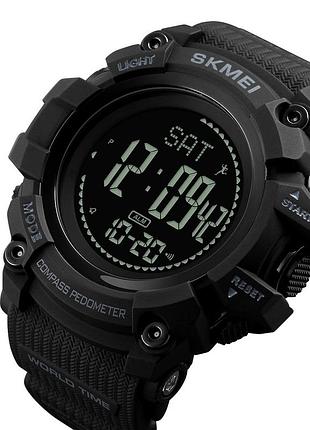 Skmei 1356bk black + compass 2