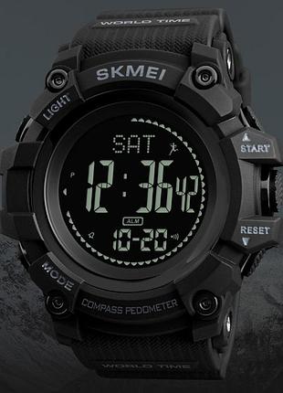 Skmei 1356bk black + compass 3
