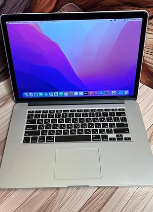 Б/в ноутбук apple macbook pro 15" 2014 a1398 i7-4770hq/16/256 (c02q92v3g8wn)