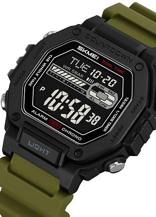 Skmei 2523ag army green 3