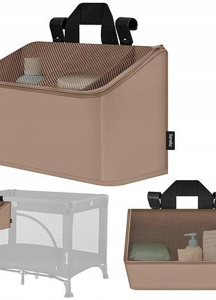 Органайзер для кроватки lionelo sidepocket medium beige