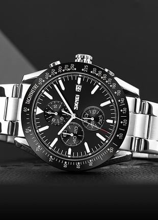 Skmei 9253sibk silver-black 3