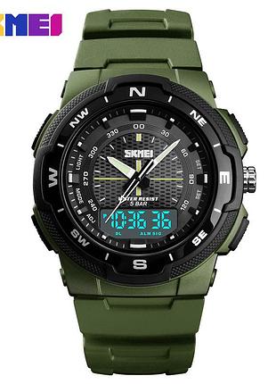 Skmei 1454ag army green 2