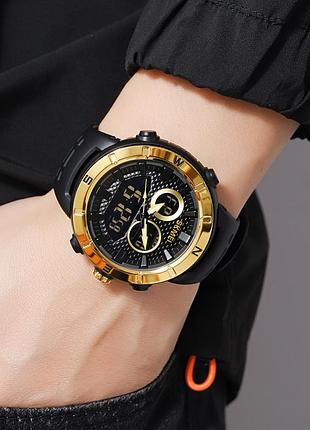 Skmei 2014gdbk gold-black 3