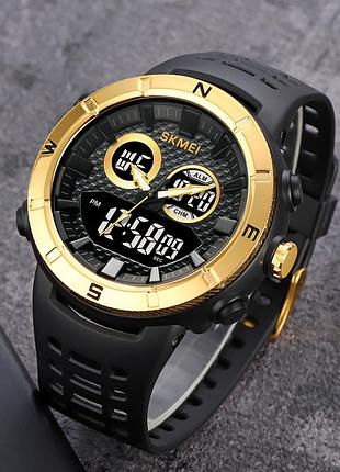 Skmei 2014gdbk gold-black 4