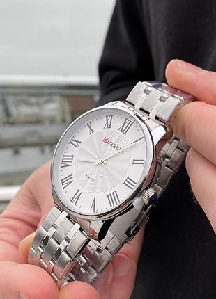 Curren 8422 silver-white 2
