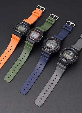 Ремешок для casio g-shock dw-6900 gray si 9