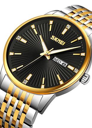 Skmei 9323tgdbk silver/gold-black 2