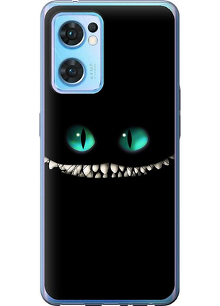 Чехол на oppo reno7 5g чеширский кот "689u-2669-851"