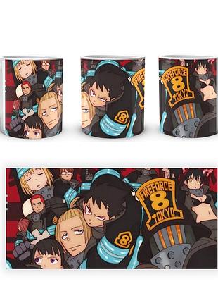 Кружка geekland fire force пламенная бригада пожарных ff.01.25