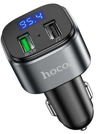 Автомобильный fm-трансмиттер модулятор bluetooth mp3 hoco e67 fighter qc3.0