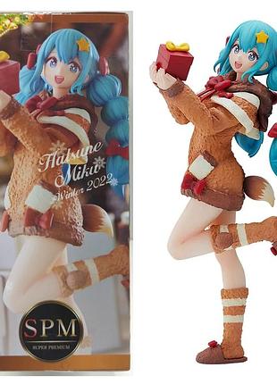 Фігурка sega хацуне міку hatsune miku winter 2022 21 см wst s hm w