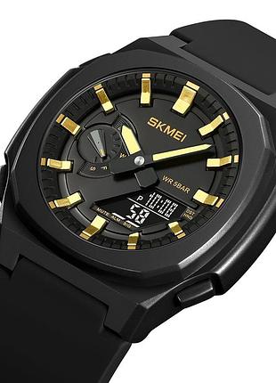 Skmei 2091bkgdbk black-gold-black 2
