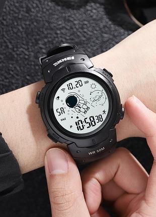 Skmei 1820bkwt black-white 3