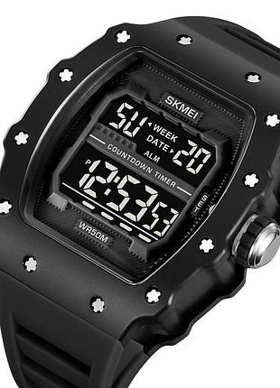 Skmei 2296mtbkbk matte black 3