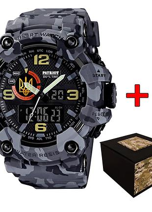 Patriot 002cmgyuagd трезуб золото серый камуфляж + коробка.
