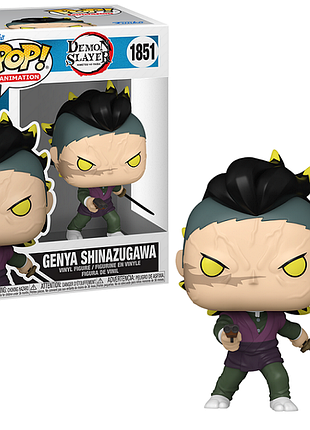 Фігурка фанко поп клинок розсікаючий демонів генья сінадзугава funko pop demon slayer genya fp ds gs 1851