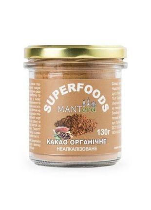 Суперфуд какао органічне 130гр manteca