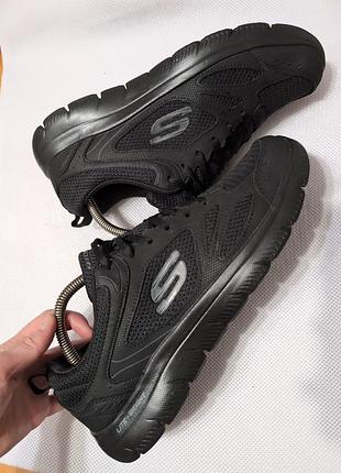 Кроссовки skechers 45 р 29 см original отличное состояние memory foam
