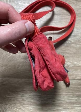 Оригінальна сумка / мессенджер kipling nylon crinkle red mini сумка нейлонова з мавпою 10