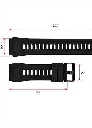 Ремешок для смарт часов modfit ranger black 3