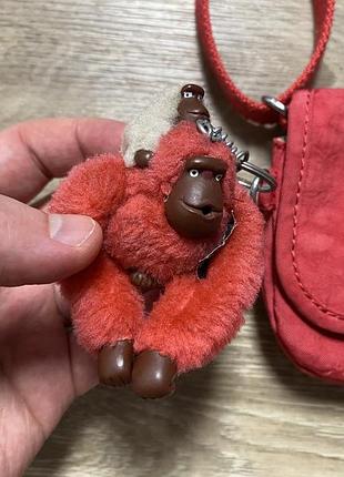Оригінальна сумка / мессенджер kipling nylon crinkle red mini сумка нейлонова з мавпою 4