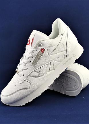 Чоловічі кросівки reebok classic білі рибок (розміри: 45) відео огляд