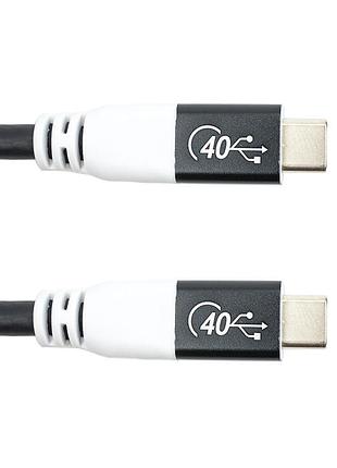 Кабель san guan usb type-c - usb type-c pd 100w, 40gbps, 3м