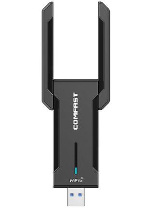 Wifi-usb адаптер comfast wifi, 5374мбіт/с, 2,4 ггц, 5 ггц, 6 ггц