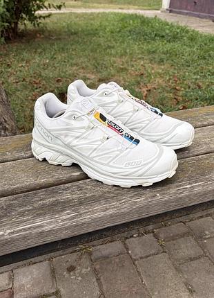 Salomon xt6 adv кросівки білі трек хайк оригінал 412529 43