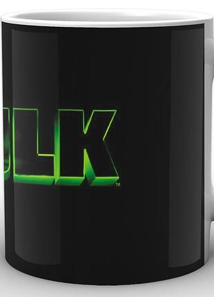 Кухоль geek land білий халк hulk logo hu.02.019