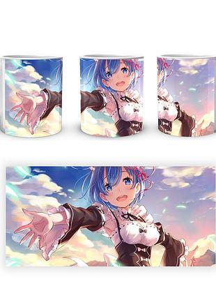 Кружка geekland re:zero. життя з нуля в альтернативному світі рем rz 02.018