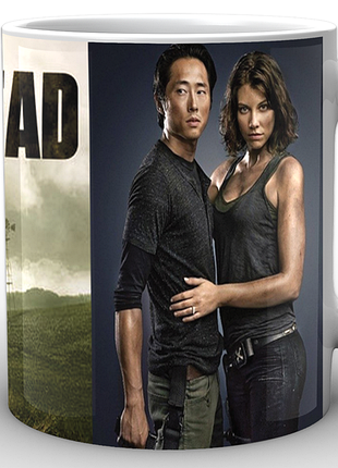 Кружка geekland белая ходячие мертвецы the walking dead глен wd.02.009