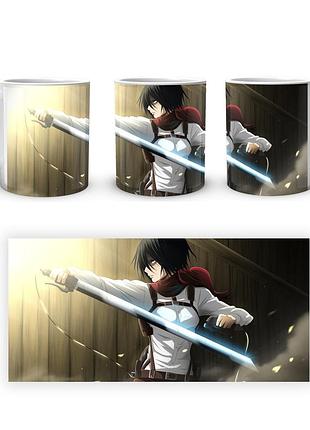 Кружка geekland attack on titan атака титанів мікаса aot 002.09
