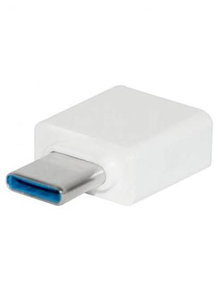 Otg переходник usb type-c usb адаптер / otg адаптер белый 2