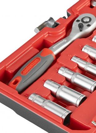 Набор инструментов 1/4" 36ед intertool et-9036 в кейсе 5