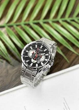 Curren 8363 silver-black 3