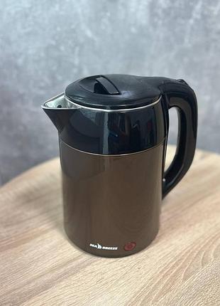 Электрочайник sea breeze sb-0201 2 л 1500 вт коричневый
