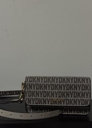 Нова сумка-ремінь dkny monogram belt bag оригінал