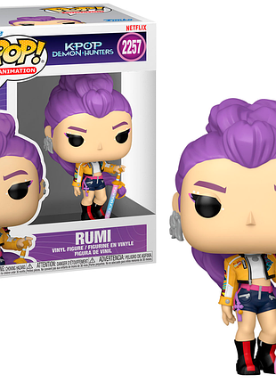 Фігурка funko pop кейпоп-мисливці на демонів румі k-pop demon hunters rumi 10 см fp kpdh r 2257