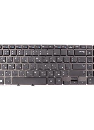 Клавиатура для ноутбука samsung 370r5e черная, без фрейма