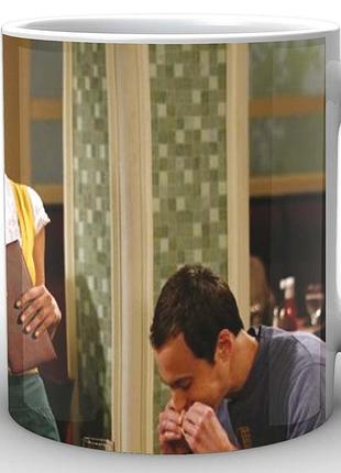 Кухоль geek land біла теорія великого вибуху the big bang theory пенні офіціантка bb.002.38