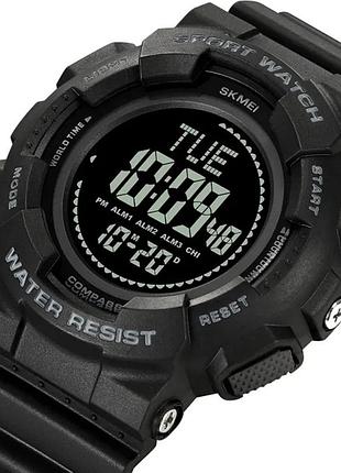 Skmei 2077bk black+compass 2