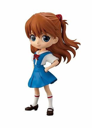 Фигурка bandai q posket evangelion asuka langley евангелион аска лэнгли сорью 14 см qs e as