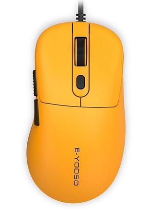 Миша дротова ігрова e-yooso x-51 sg8925, 1000hz, 4000 dpi yellow