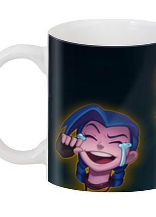 Кружка geekland league of legends лига легенд эмоции джинкс 02.09.461