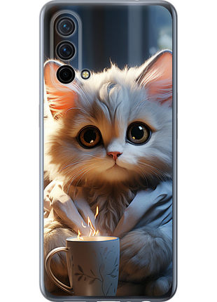 Чохол на oneplus nord ce 5g/core edition 5g білий кіт "5646u-3484-851"