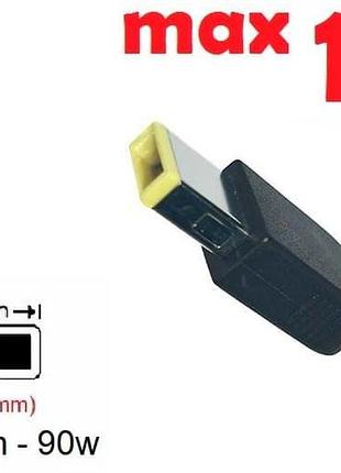 Dc кабель для блока питания square tip 11.0x4.5mm (+pin) (10a) (1.8m) (как оригинал) 1 день гар.