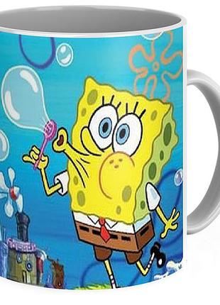 Кружка geekland spongebob squarepants губка боб квадратные штаны пузырь sb 02.03