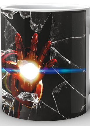 Кружка geekland біла залізна людина iron man розбите скло im.02.045.657